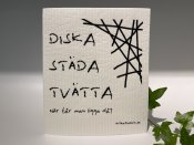 Diska städa tvätta